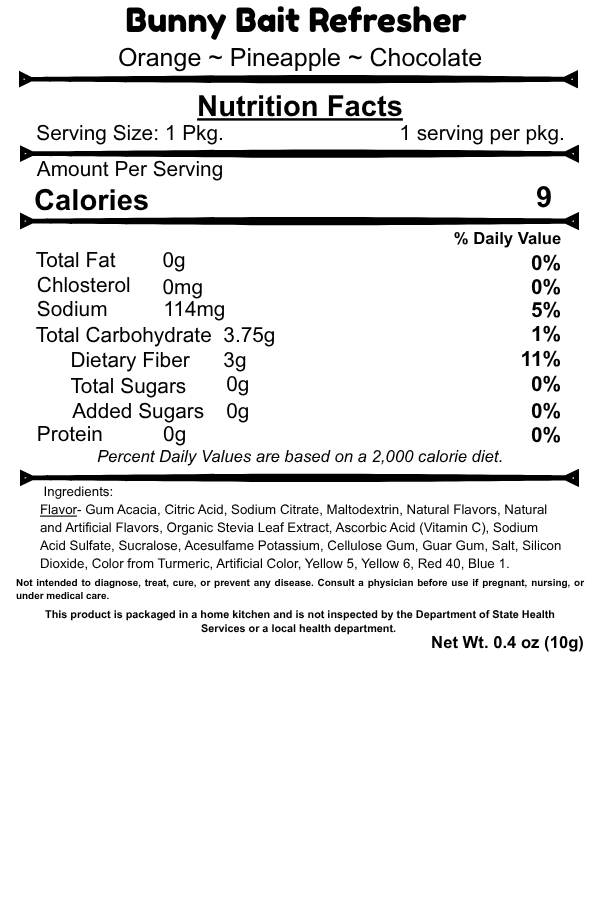 Bunny Bait Refresher CAFFEINE FREE