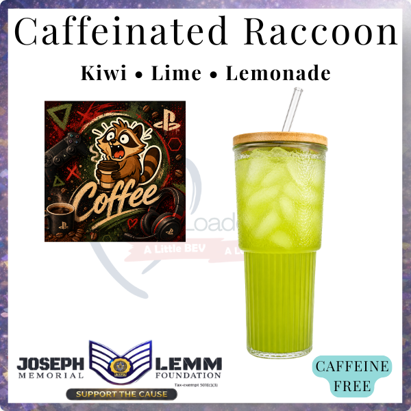 Caffeinated Racoon Refresher CAFFEINE FREE