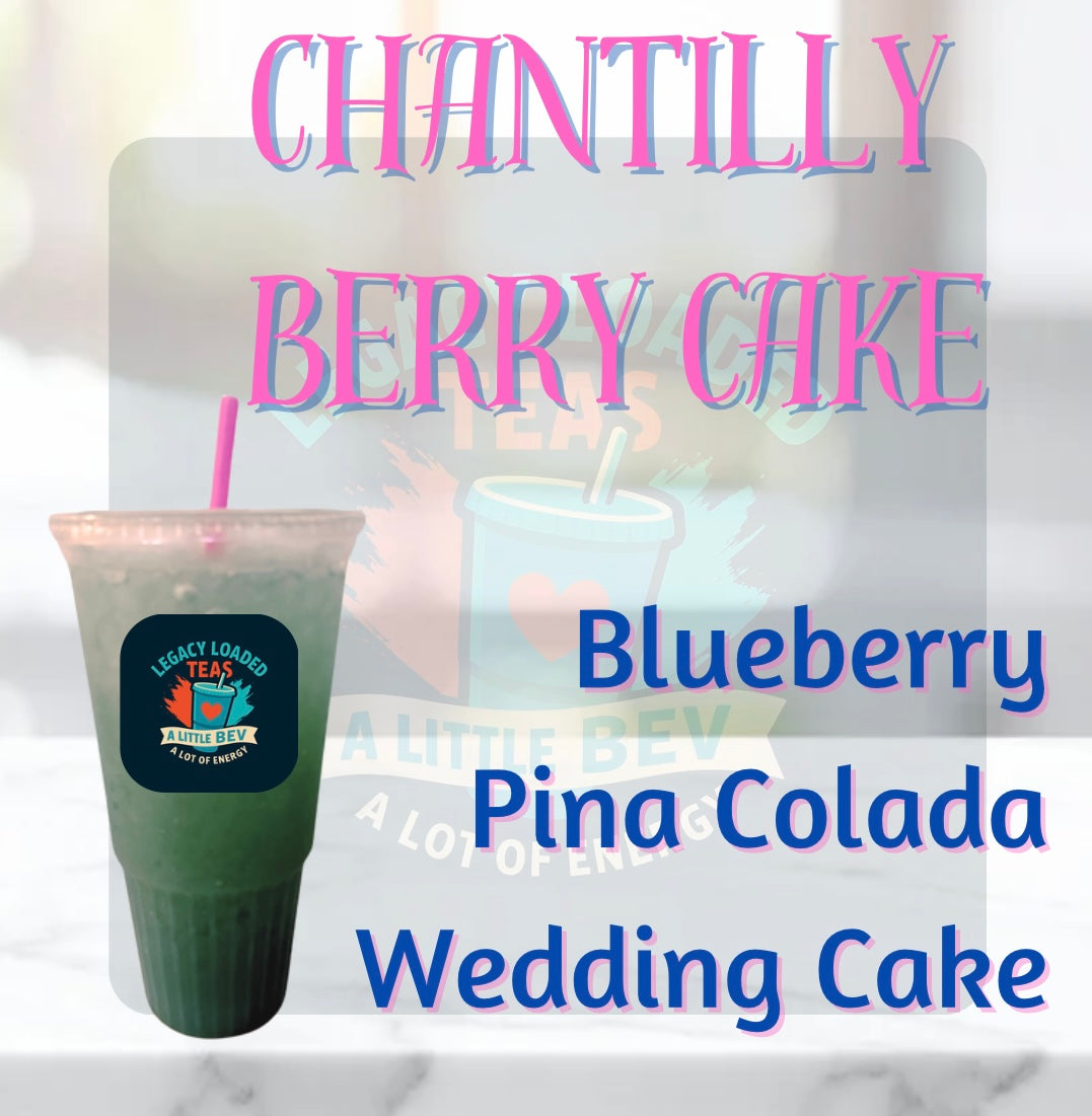 Chantilly Berry Cake Loaded Tea