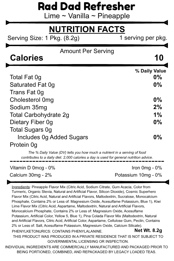 Rad Dad Refresher CAFFEINE FREE