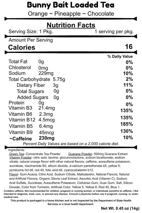 Bunny Bait Loaded Tea