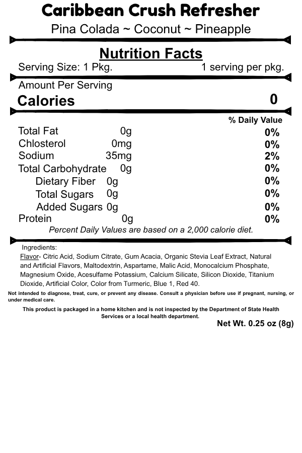 Caribbean Crush Refresher (CF)