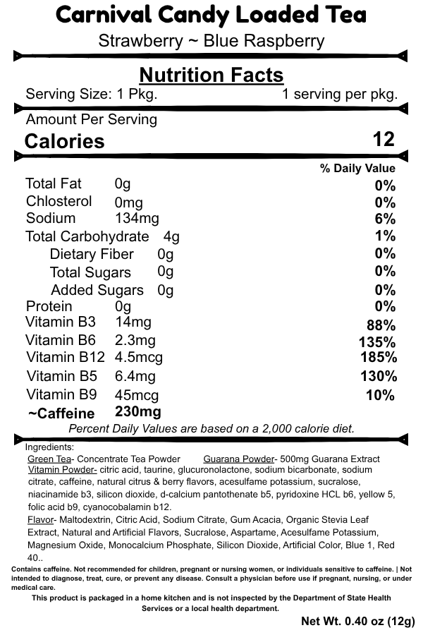 Carnival Candy Loaded Tea