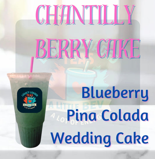 Chantilly Berry Cake Loaded Tea