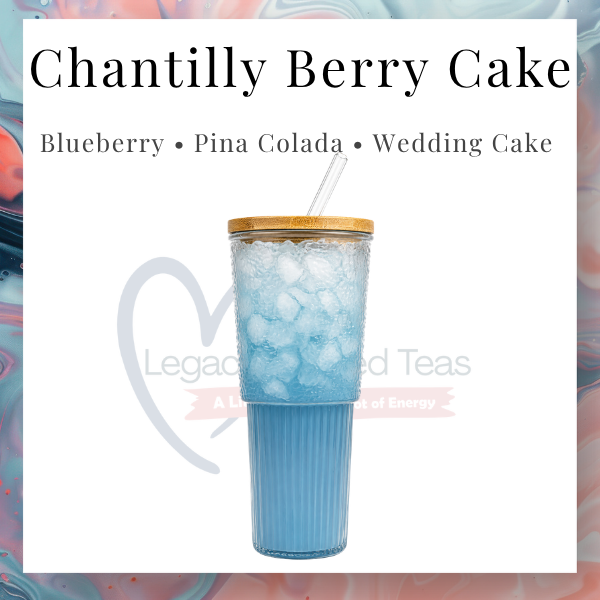 Chantilly Berry Cake Loaded Tea