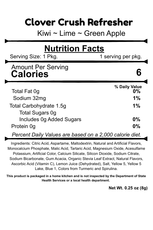 Clover Crush Refresher CAFFEINE FREE