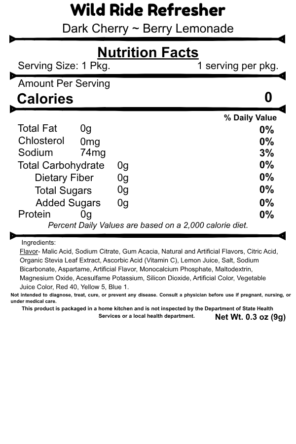 Wild Ride Refresher CAFFEINE FREE